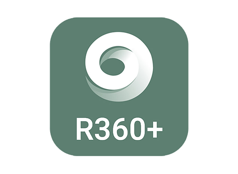 Icon der Software CycloneREGISTER360 für Reality Capture. Quadrat in schlammgrün mit weißer Beschriftung.