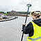 Leica GS05 Vermessung auf einer Straßen-Baustelle