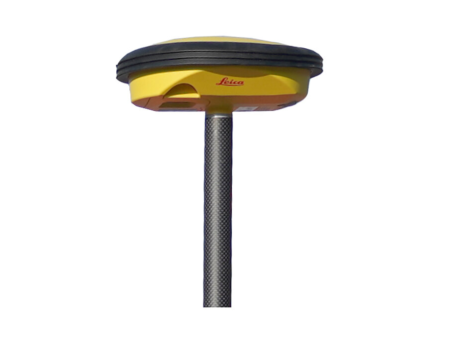 Produktbild eines GNSS-Rovers von Leica inkl. Stabstück