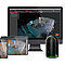 Produktbild BLK360 von Leica. Bildschirme zeigen vermessene Räume.