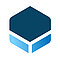 Icon der Software PIX4Dmatic für Reality Capture Lösungen. Sechseck in dunkelblau und hellblau.