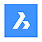 Software Icon von BricsCAD für Hochbau. Blaues Quadrat mit weißem Zeichen.