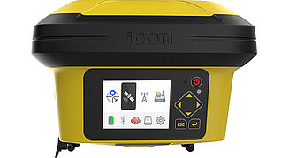Produktbild eines GNSS-Rover iCG160. Seite des Display sichtbar