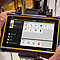 Leica Display zeigt die Software iCONbuild auf dem Bildschirm