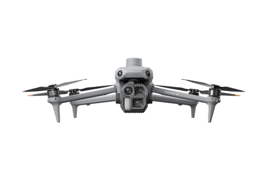 Produktbild Frontalansicht einer DJI Matrice 4 Enterprise