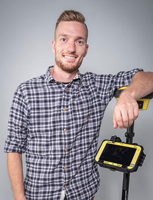 Produktspezialist Maschinensteuerung & Vermessungstechnik bei Smart Systems Technology - Lukas Großmann im Profilbild