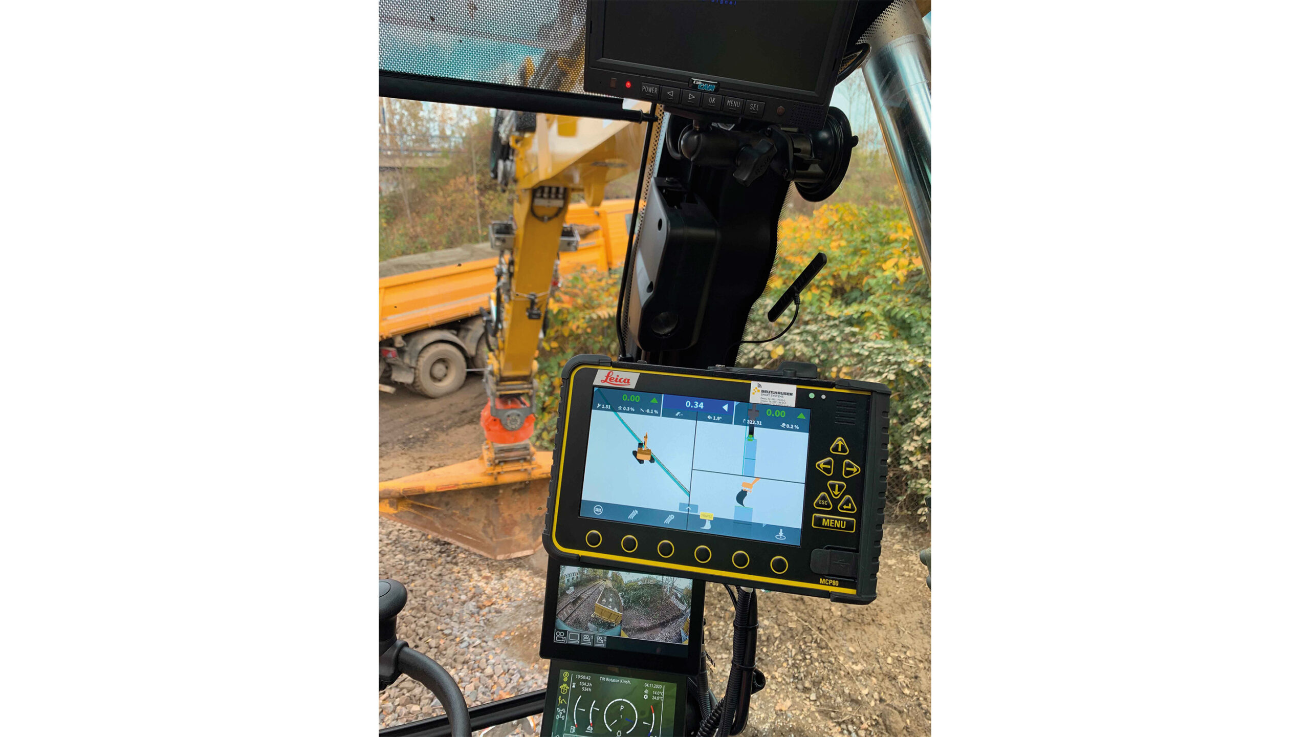 MCP80 Display in der Fahrerkabine